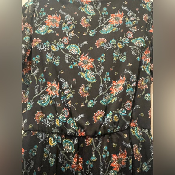 Floral Black Romper - Picture 12 of 16